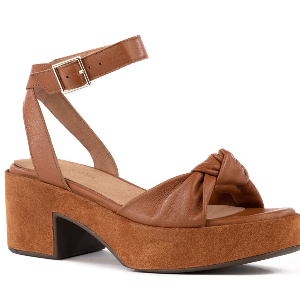 Seychelles Slow Motion Ankle Strap Platform Sandal (Women) size 7. Never worn